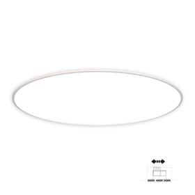 M8692  Slim CCT Ceiling 46cm Round, 50W LED, On Board CCT Switch 3000/4000/5000K, White